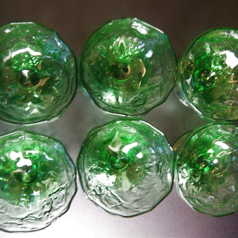 6 PEDESTAL DESSERT BOWLS - Picture 11 of 11